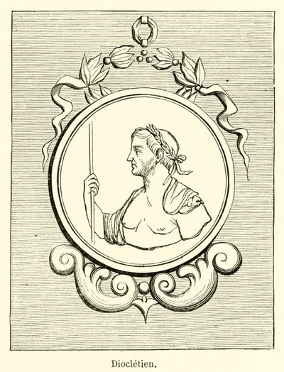 Diocletien (gravür) by French School