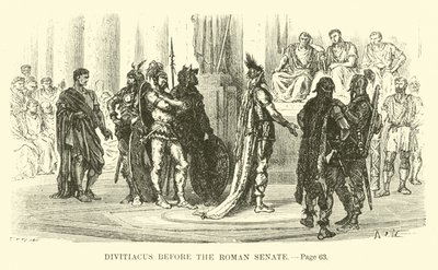 Divitiacus, Roma Senatosu