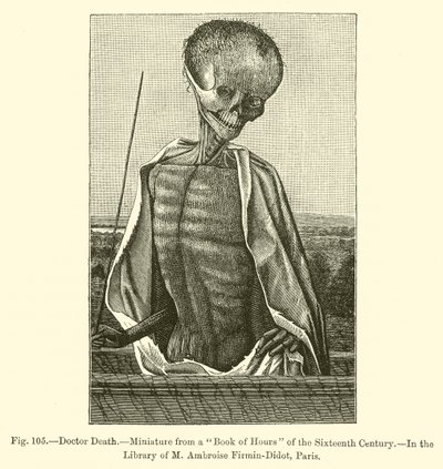 Doktor Ölümü (gravür) by French School