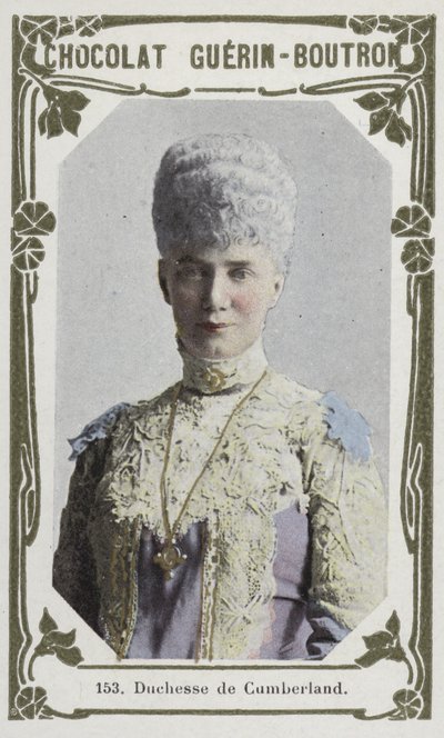Duchesse de Cumberland (renkli fotoğraf) by French School