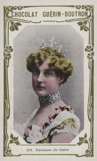 Guise Düşesi (renkli fotoğraf) by French School