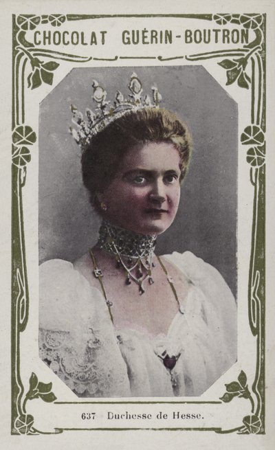 Hessen Düşesi (renkli fotoğraf) by French School