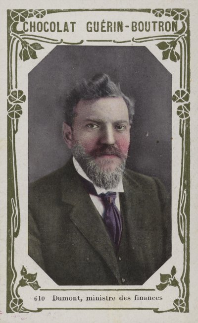 Dumont, Maliye Bakanı (renkli fotoğraf) by French School