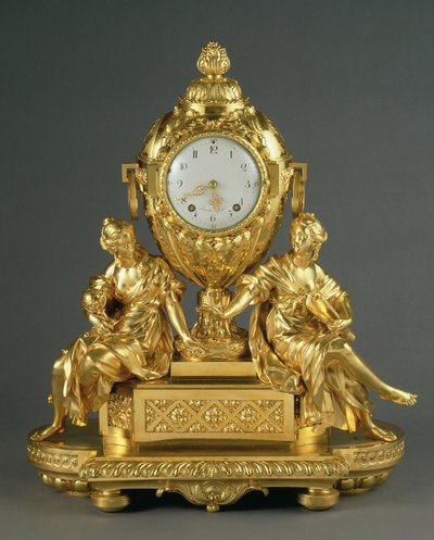 Erken Louis XVI Mantel Saati, c.1765 (ormolu) by French School