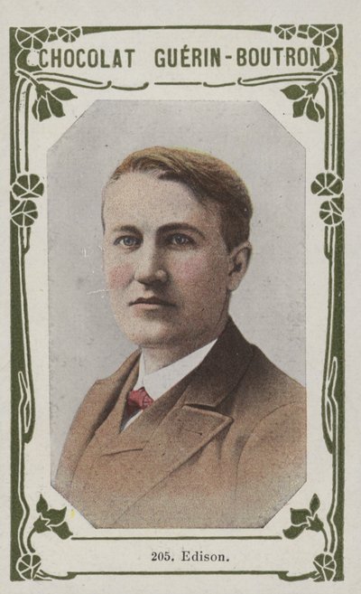Edison (renkli fotoğraf) by French School
