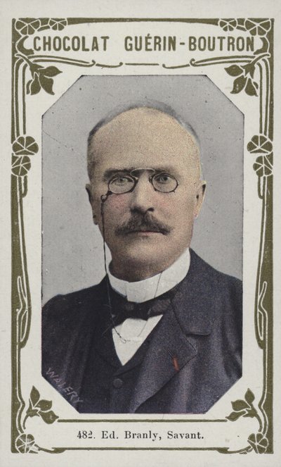 Edouard Branly, Savant (renkli fotoğraf) by French School
