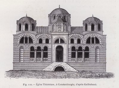 Eglise Theotokos, bir Konstantinopolis; d