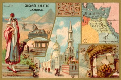 Mısır (kromolitho) by French School