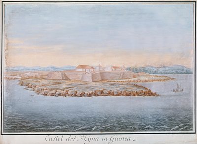 Elmina Kalesi, Gine (kağıt üzerinde wc) by French School