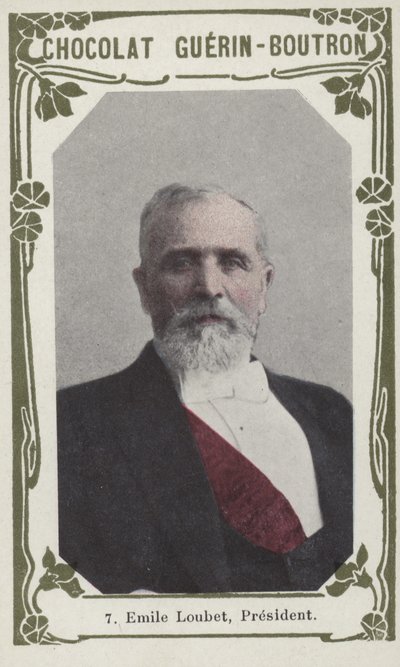 Emile Loubet, Başkan (renkli fotoğraf) by French School