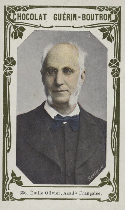 Emile Olivier, Academie Française (renkli fotoğraf) by French School