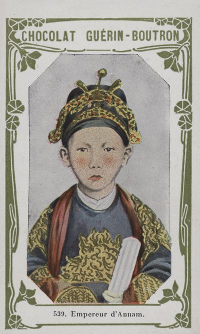 Empereur dAnnam (renkli fotoğraf) by French School