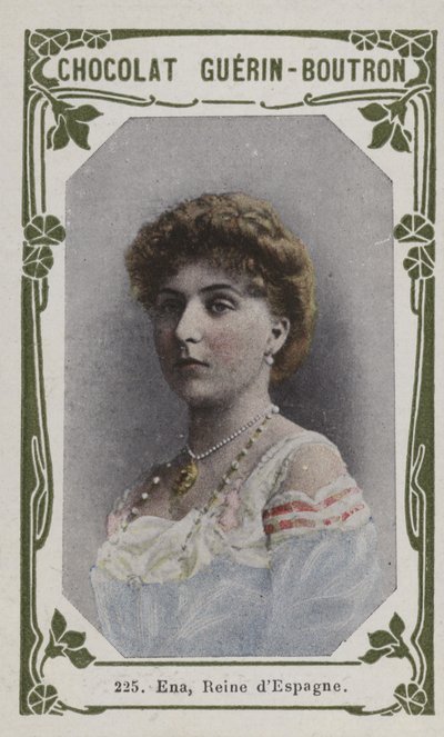 Ena, Reine dEspagne (renkli fotoğraf) by French School