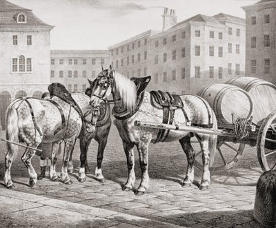 İngiliz Çiftlik Atları, 1823 by French School