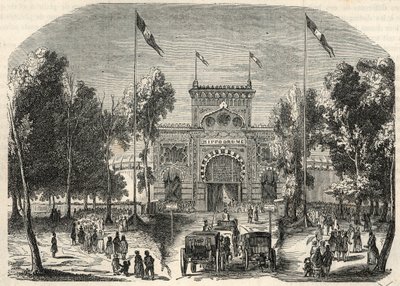 Edmond Texier 1852 tarafından “Tableau-de-Paris” de gravür by French School