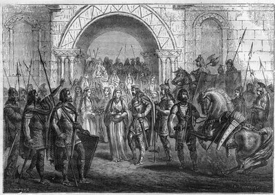 Francs ve Galsuinte veya Galswinthe kralı Chilperic I