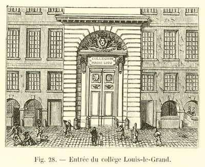 Louis-le-Grand kolejine giriş by French School