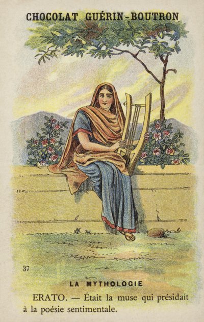 Erato, lirik şiirin ilham perisi by French School