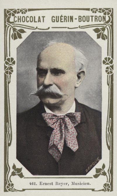 Ernest Reyer, Müzisyen (renkli fotoğraf) by French School