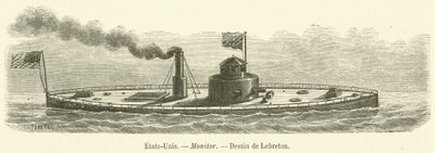 Amerika Birleşik Devletleri, Monitör (gravür) by French School
