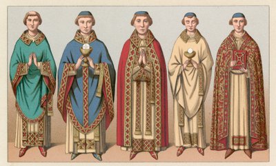 Avrupa Orta Çağ Kostümü by French School