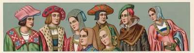 Avrupa XV-XVI.Yüzyıl Kostümü by French School