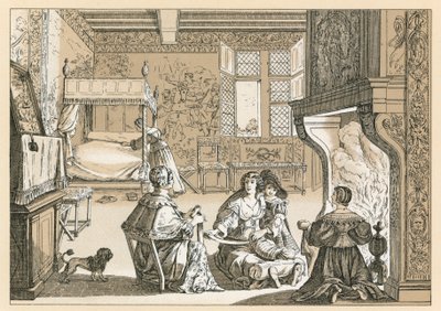 Avrupa XVII.Yüzyıl Kostümü by French School