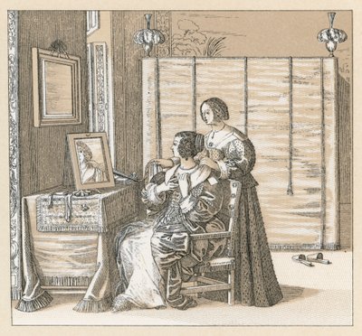 Avrupa XVII.Yüzyıl Kostümü by French School