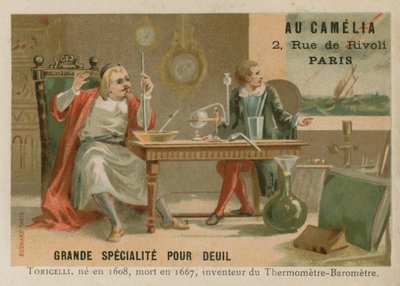 Evangelista Torricelli, İtalyan fizikçi ve matematikçi by French School