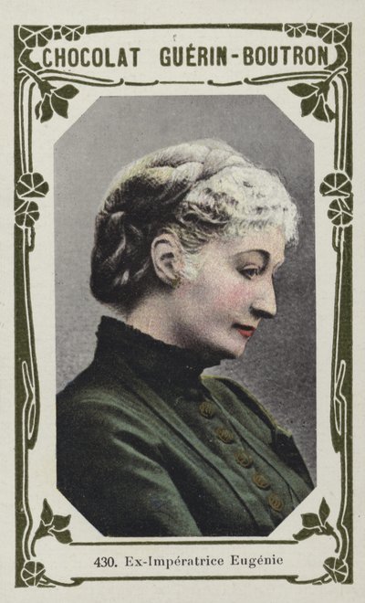 Ex-Imperatrice Eugenie (renkli fotoğraf) by French School