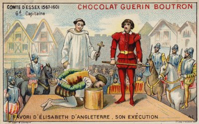 Essex Kontu'nun İnfazı (chromolitho) by French School