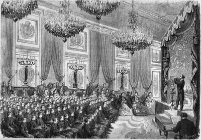 Paris Liselerinin en iyi öğrencileri onuruna Henri Robin tarafından (1803-1874 dolaylarında) gerçekleştirilen fizik deneyleri, 27 Ocak 1865