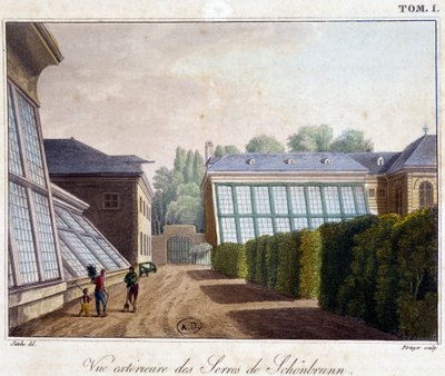 Sch¿nbrunn seralarının dış görünümü - Kont Alexandre de Laborde, Paris, Didot l