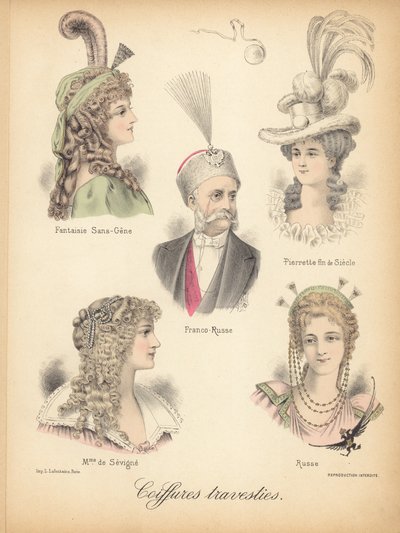Sıra dışı saç stilleri by French School