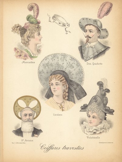 Sıra dışı saç stilleri by French School