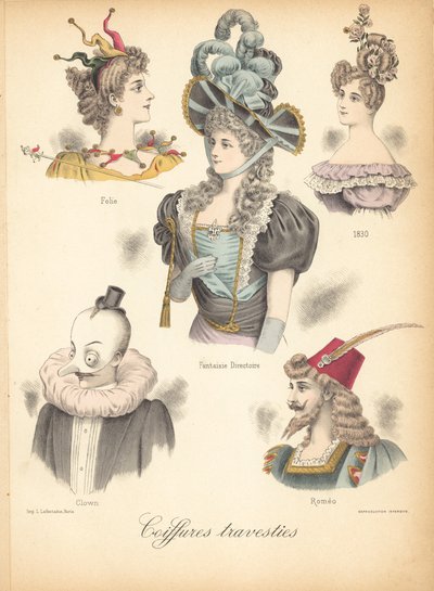 Sıra dışı saç stilleri by French School