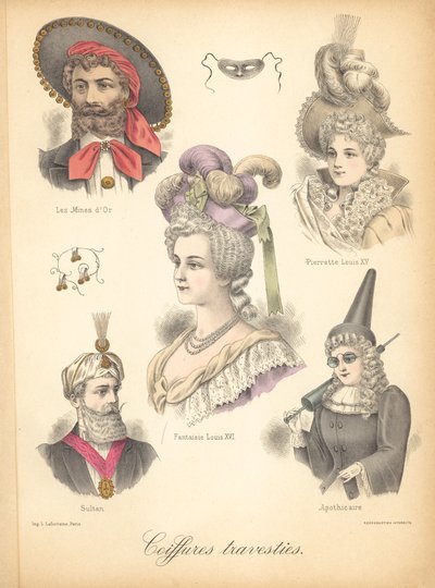 Sıra dışı saç stilleri by French School