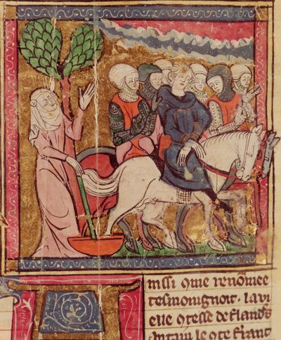 F.288r Portekizli Ferdinand (1186-1233) Bouvines Savaşı