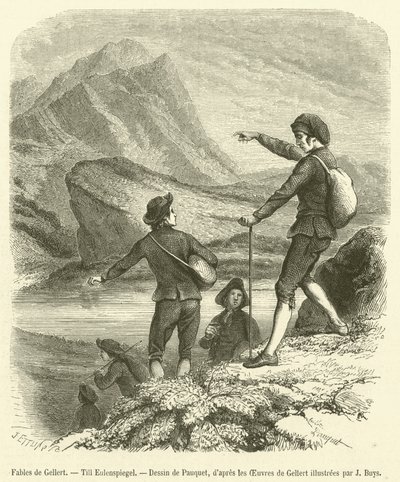 Fables de Gellert, Eulenspiegel
