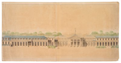 Chateau de Neuilly cephesi by French School