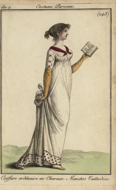 Şık kadın kitap okuyor by French School