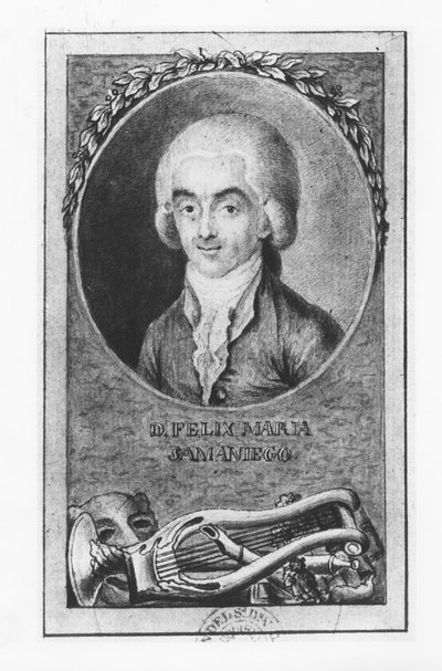 Felix Maria de Samaniego (taş) by French School
