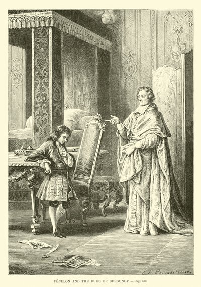 Fenelon ve Burgonya Dükü by French School