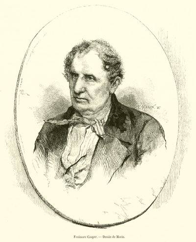 Fenimore Cooper (gravür) by French School