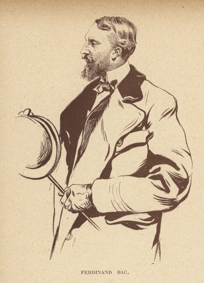Ferdinand Bac, Fransız karikatürist (lito) by French School