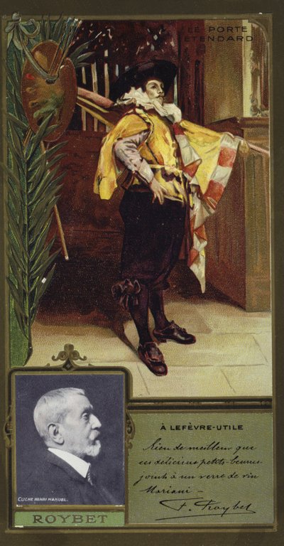 Ferdinand Roybet, Fransız ressam (kromolito) by French School