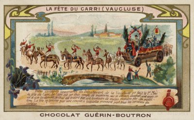 Carri Festivali, Vaucluse, Fransa (chromolitho) by French School
