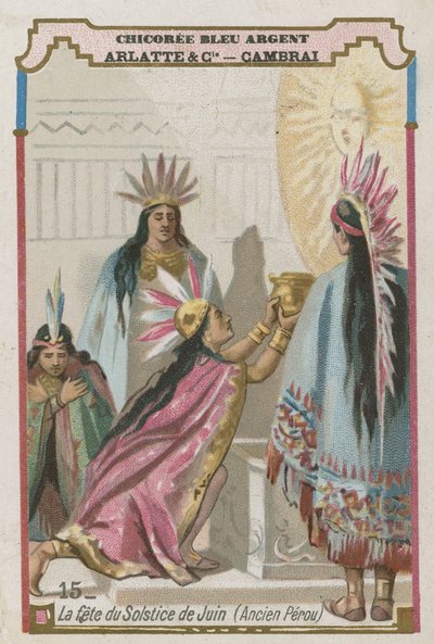 Yaz gündönümü Festivali, antik Peru by French School