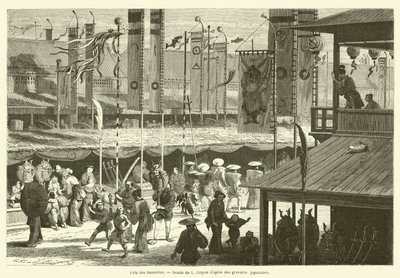 Afiş Partisi (gravür) by French School
