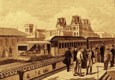 New York metrosunun ilk elektrikli treni by French School